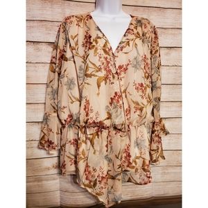 Vince Camuto Floral Blouse